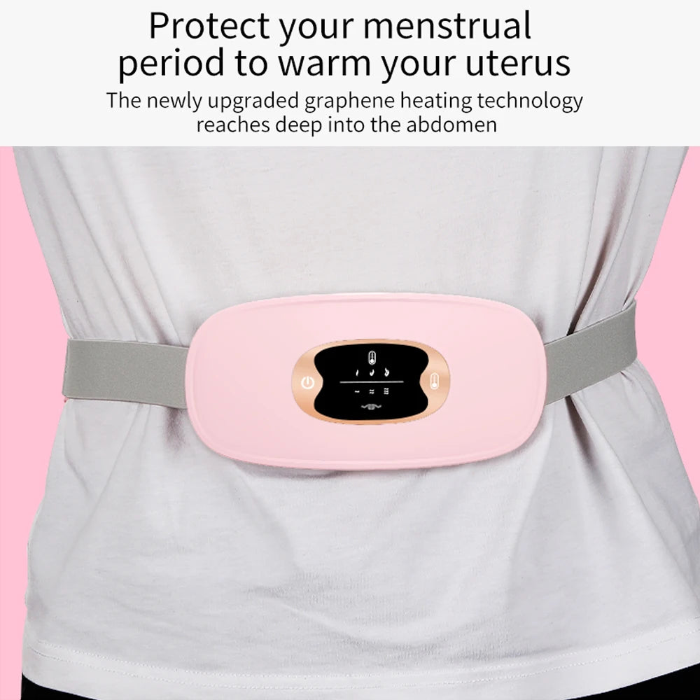 Menstrual Heating Pad Smart Warm Palace Belt for Relieving Waist Pain During Menstruation Heating Abdominal Waist Massage Tools
