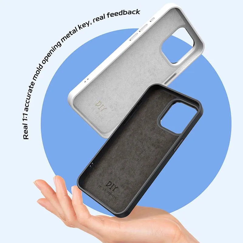 New-tech NFC Function Phone Case For Iphone 16 Pro Max 15 14 13 DIY Case E Ink Screen Phone Cover Maquillaje Funda Battery Free