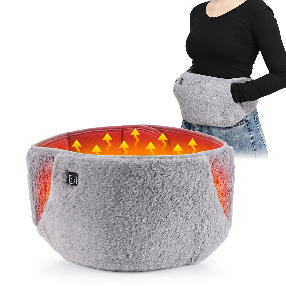 1-5PCS 3-Levels Electric Heating Pad Cold-Proof Uterine Belt Cold-Proof Hand Waist Warming Pad USB Recharging Abdominal Warmer