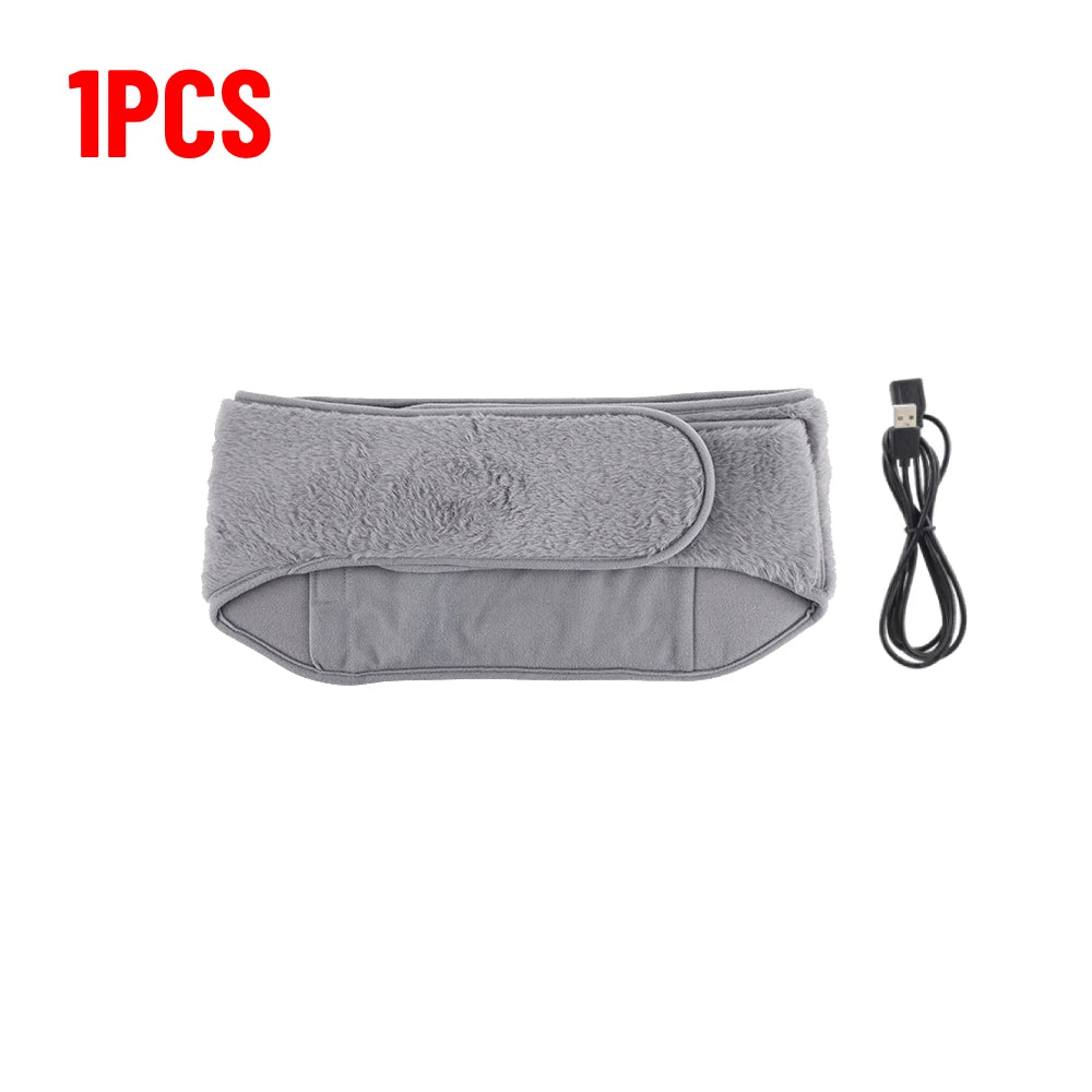 1-5PCS 3-Levels Electric Heating Pad Cold-Proof Uterine Belt Cold-Proof Hand Waist Warming Pad USB Recharging Abdominal Warmer
