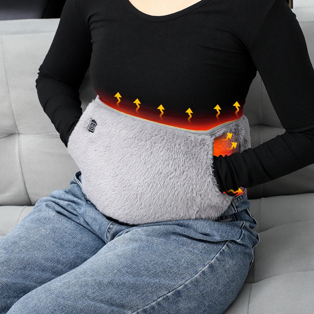 1-5PCS 3-Levels Electric Heating Pad Cold-Proof Uterine Belt Cold-Proof Hand Waist Warming Pad USB Recharging Abdominal Warmer
