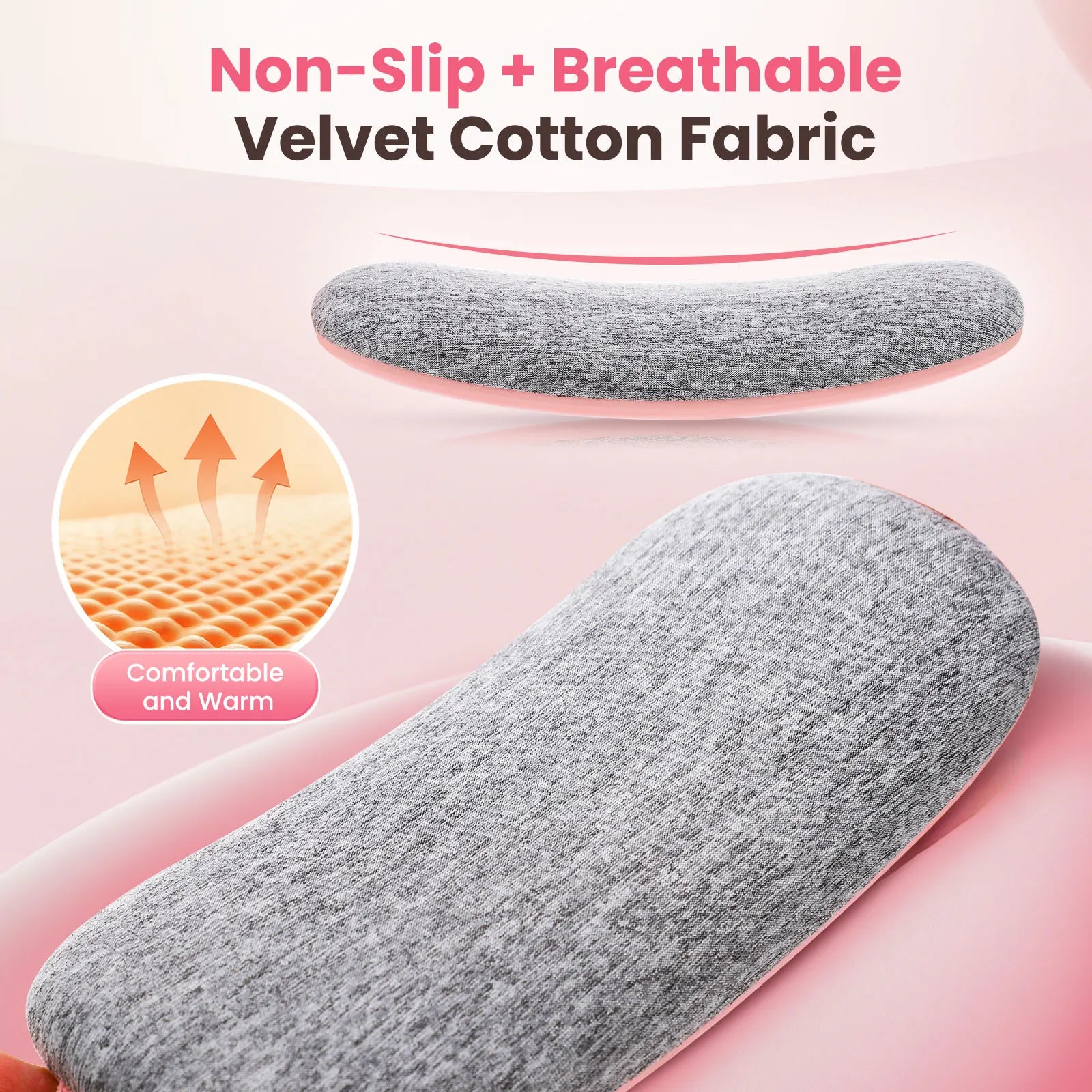 Electric Heating Waist Massage Belt for Period Cramp Relief, Menstrual Heating Pad Warm Palace Belt Period Heating Belt
